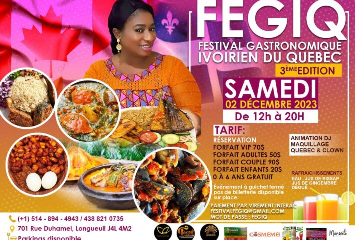 FESTIVAL GATRONOMIQUE IVOIRIEN DU QUÉBEC