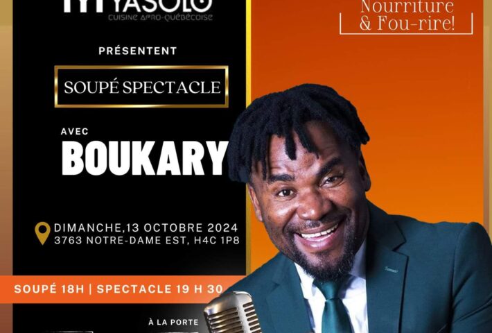 Spectacle avec Boukary comedy officiel au restaurant Maquis le Yasolo