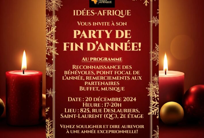 Party de fin d’année par IDÉES-AFRIQUE